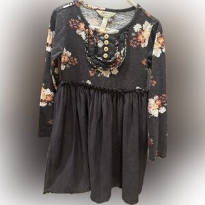 Matilda Jane Black and Cream Ruffled Tiered Sundress